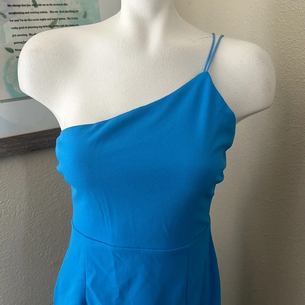 Lulus NWT Midi One Shoulder Dress Size M - Picture 2 of 5